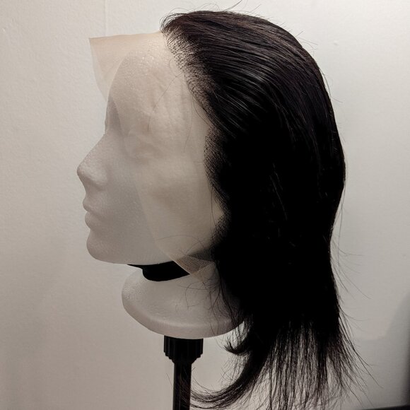 8" Human Hair Bob wig - Picture 1 of 6